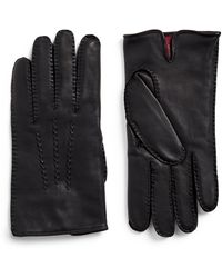 Dents - Leather Cashmere-Lined Levens Gloves - Lyst
