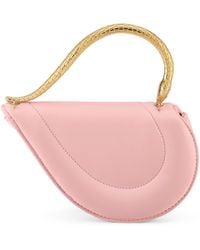 BVLGARI - Mini Leather Serpenti Cuoricino Top-Handle Bag - Lyst