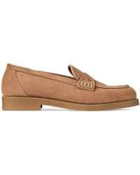 Jimmy Choo - Velvet Suede Ivy Loafers - Lyst