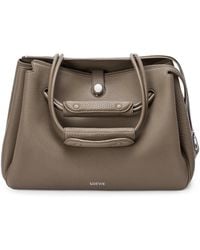 Loewe - Large Grained Leather Madrid Shoulder Bag - Lyst