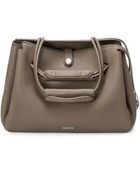 Loewe - Large Grained Leather Madrid Shoulder Bag - Lyst