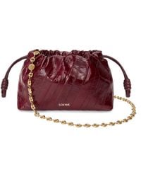 Loewe - Mini Eel Leather Flamenco Purse - Lyst