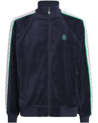 Drole de Monsieur - Velour Embroidered Track Jacket - Lyst