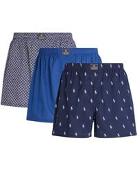 Polo Ralph Lauren - Classic Cotton Boxer Shorts (pack Of 3) - Lyst