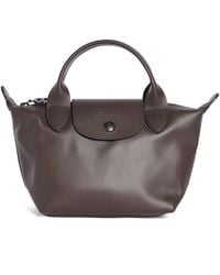 Longchamp - Extra-Small Leather Le Pliage Xtra Pouch - Lyst