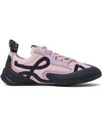 Loewe - Suede-Nylon Grip Sneakers - Lyst