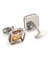 Tateossian - Square Gear Cufflinks - Lyst