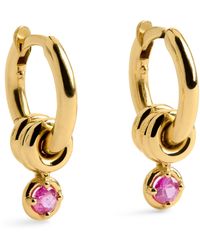 Spinelli Kilcollin - And Sapphire Zahra Hoop Earrings - Lyst