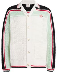 CASABLANCA - Cotton Crochet Tennis Overshirt - Lyst