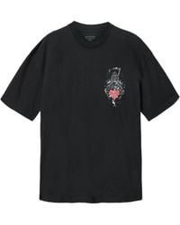 AllSaints - Organic Cotton Reflect T-Shirt - Lyst