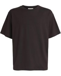 Studio Nicholson - Wool Henley T-Shirt - Lyst
