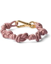 Prada - Nappa Leather Bracelet - Lyst