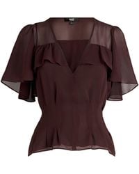 PAIGE - Silk Willa Blouse - Lyst