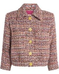 L'Agence - Tweed Cropped Jia Jacket - Lyst