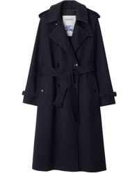 Burberry - Cashmere Long Kensington Heritage Trench Coat - Lyst