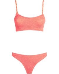 Hunza G - Twisted-Strap Phoebe Bikini - Lyst