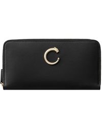 Cartier - Calfskin Panthère De Wallet - Lyst
