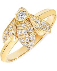 Chaumet - And Diamond Bee De Ring - Lyst