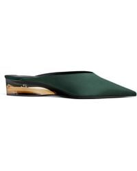 Alaïa - Satin Invisible Wedge Mules 30 - Lyst