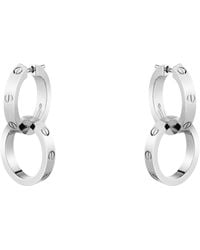 Cartier - Love Double Hoop Earrings - Lyst