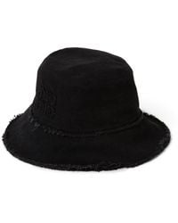 Miu Miu - Denim Logo Bucket Hat - Lyst