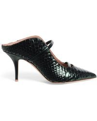 Malone Souliers - Croc-Embossed Leather Maureen Heeled Mules 70 - Lyst
