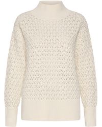 Marella - Virgin Wool Open Knit Sweater - Lyst