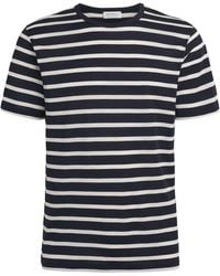Sunspel - Supima Cotton Stripe Classic T-Shirt - Lyst
