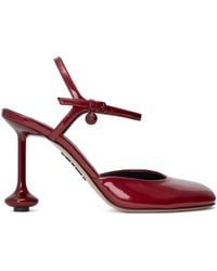 Loewe - Leather Ankle-Strap Toy Pumps 90 - Lyst