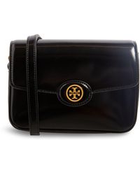 Tory Burch - Leather Robinson Spazzolato Shoulder Bag - Lyst