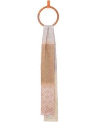 Loewe - Wool-Silk-Cashmere Anagram Scarf - Lyst