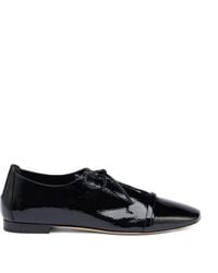 Malone Souliers - Patent Leather Jean Lace-Up Flats - Lyst