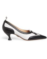 Thom Browne - Leather Wingtip Pumps 55 - Lyst