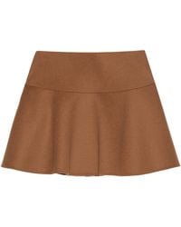 MAX&Co. - Virgin Wool Mini Skirt - Lyst