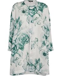 Eskandar - Linen Floral Front-placket Shirt - Lyst