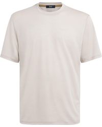 Herno - Wool Logo T-Shirt - Lyst