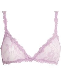 Skims - Stretch Lace Triangle Bralette - Lyst