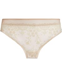 Katherine Hamilton Abrielle Bikini-Slip aus Spitze - Weiß