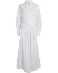 Fabiana Filippi - Cotton Shirt Maxi Dress - Lyst