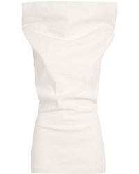 Issey Miyake - Allow Sleeveless Mock Neck Top - Lyst