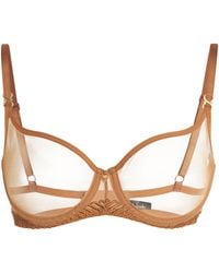 Aubade - Sheer Emotion Underwired Half-Cup Bra - Lyst