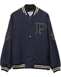 Prada - Mohair-Wool Bomber Jacket - Lyst