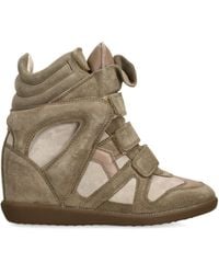 Isabel Marant - Bekett Suede High-Top Trainers - Lyst