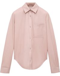 Loewe - X Paula's Ibiza Leather Logo Shirt - Lyst
