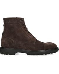 Zegna - Suede Aosta Boots - Lyst