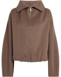 Almada Label - Wool Funnel-Neck Lindy Coat - Lyst