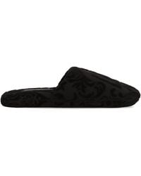 Dolce & Gabbana - Dg Logo Slippers - Lyst