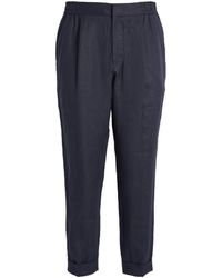CHE - Ché Linen Relaxed Trousers - Lyst