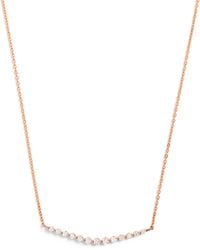 Harrods - And Diamond Graduating Pendant Necklace - Lyst