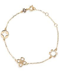 Tory Burch - Plated Forget Me Not Bracelet - Lyst